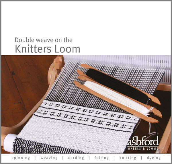 DOUBLE WEAVE on the KNITTERS LOOM