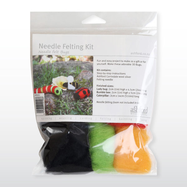 Needle Felting Beginner Kit Bugs