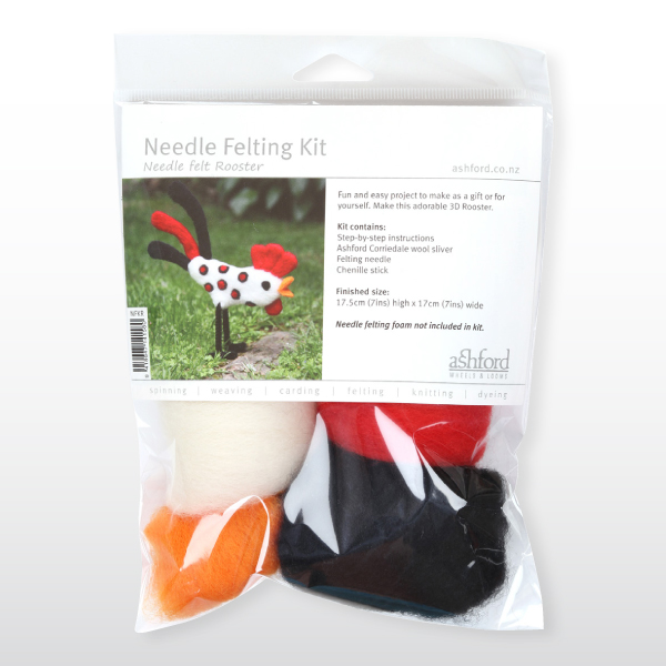 Needle Felting Beginner Kit Rooster