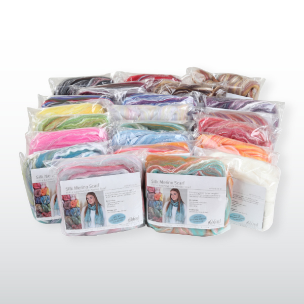 Silk Merino Scarf Kit
