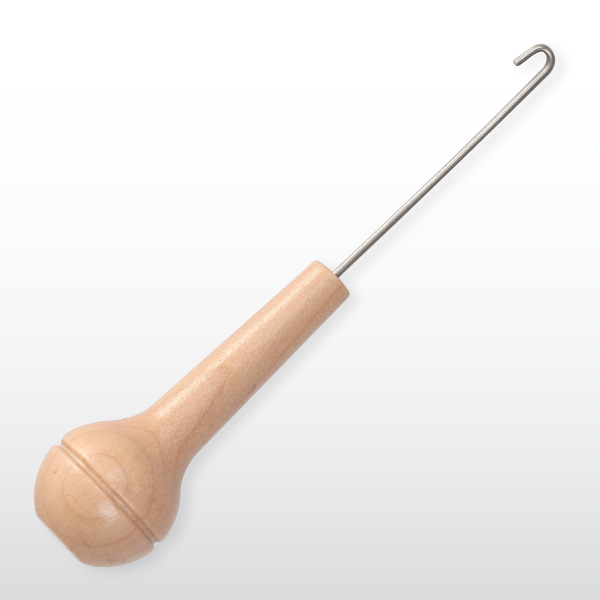 Wooden Threading Hook Long