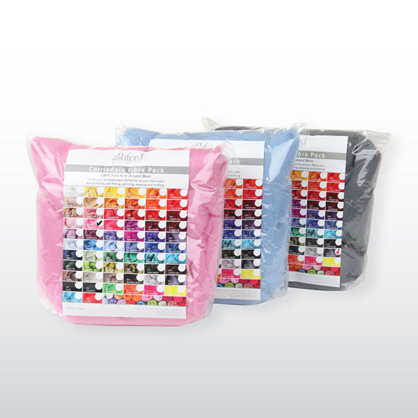 Corriedale Fibre 100gm Packs